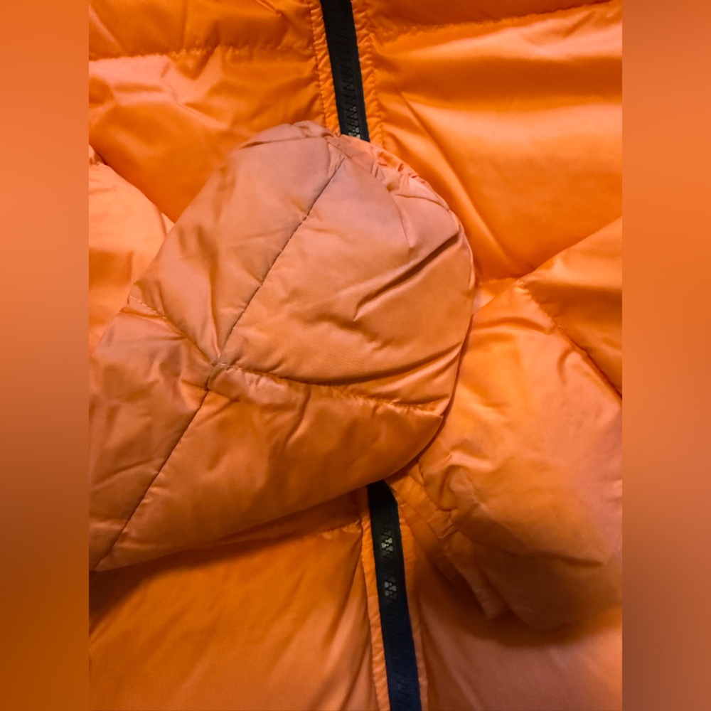 AI RIDERS on the storms Down Hood SKI Jacket orange 10T $428 - Picture 4 of 8